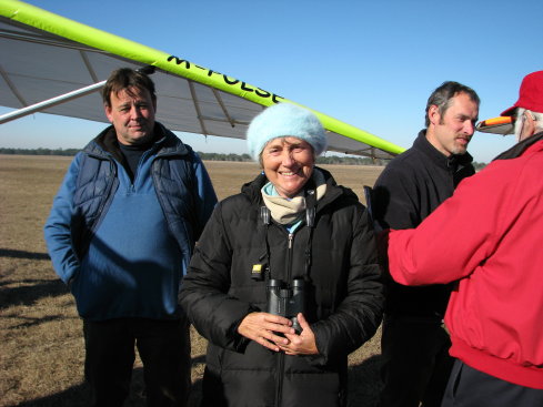 Maria with pilots