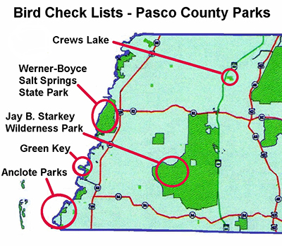 Pasco Map Bird Checklists